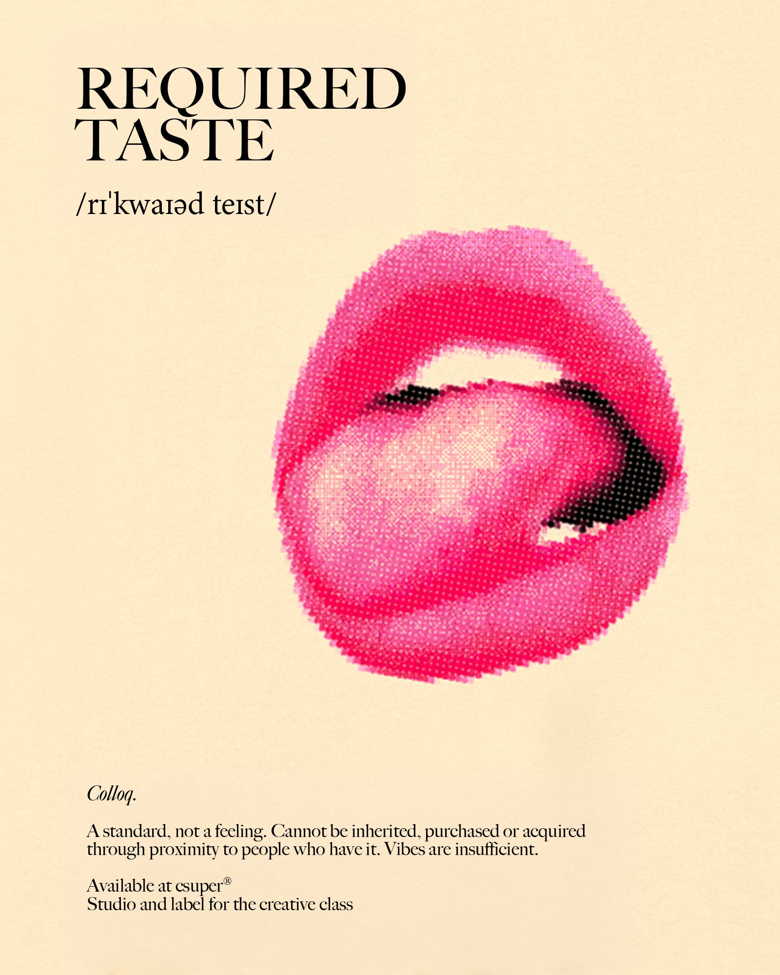 Required Taste Tee